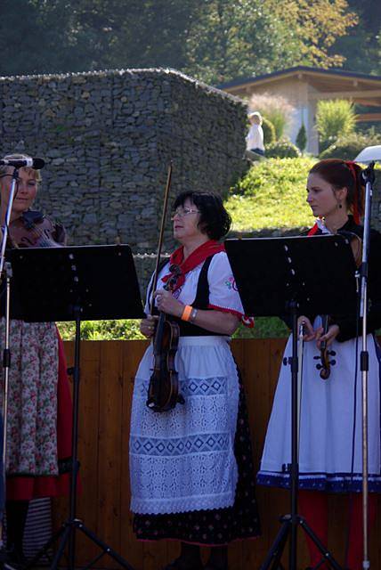 Festival lidové hudby v bavorském Aldersbachu.