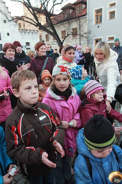 Zvonečkový průvod v Českých Budějovicích.