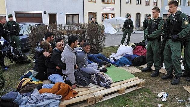 Policie řešila demonstraci v klidu.