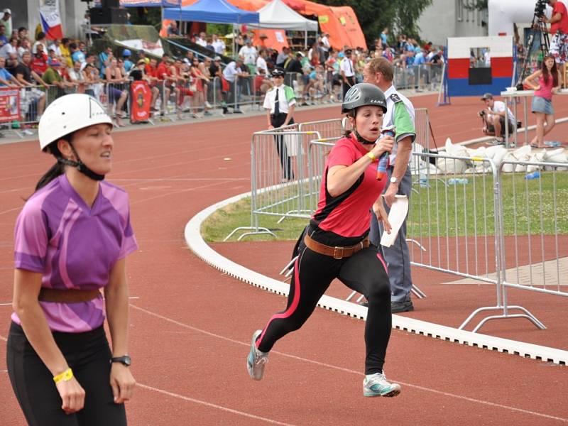 MČR v požárním sportu, sobota odpoledne - štafeta 4 x 100 metrů s překážkami