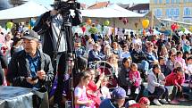 Festival na českobudějovickém náměstí Přemysla Otakara II.