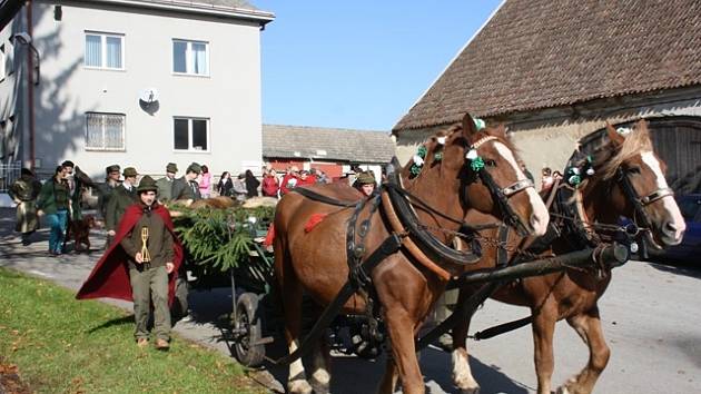 Svatohubertská slavnost v Chrášťanech.