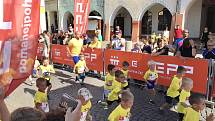 Přemysl Šmíd se zúčastnil se svými dvěma syny RunTour 2020 v sobotu v Českých Budějovicích.