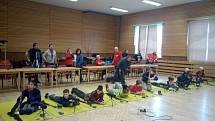 STŘELBA. Dětské závody pořádají organizátoři z SSK Stromovka obvykle v kulturním sále obce Borek 