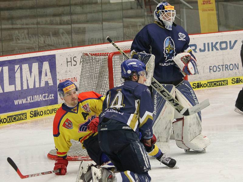 Juniorští hokejisté Motoru vyřadili Kladno a útočník Jan Bárta (vlevo) patřil k lídrům týmu.