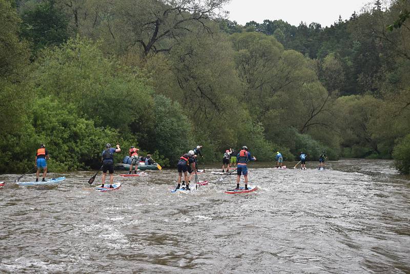 Závod paddleboardů Zlatka - Boršov.