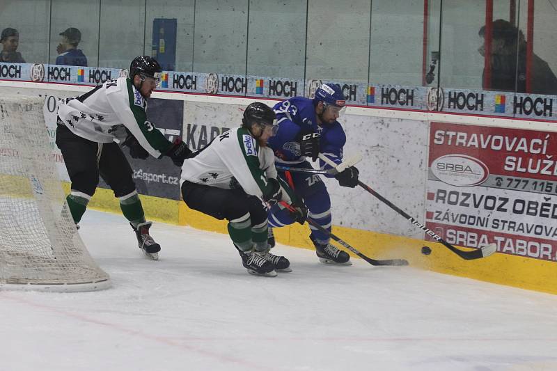 Finále play off hokejové druhé ligy Tábor - Příbram. Foto: Petr Hřídel