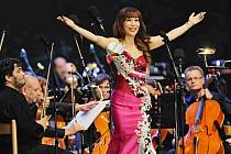 Jihokorejská koloraturní sopranistka Sumi Jo zahájila 17. července Mezinárodní hudební festival v Českém Krumlově.