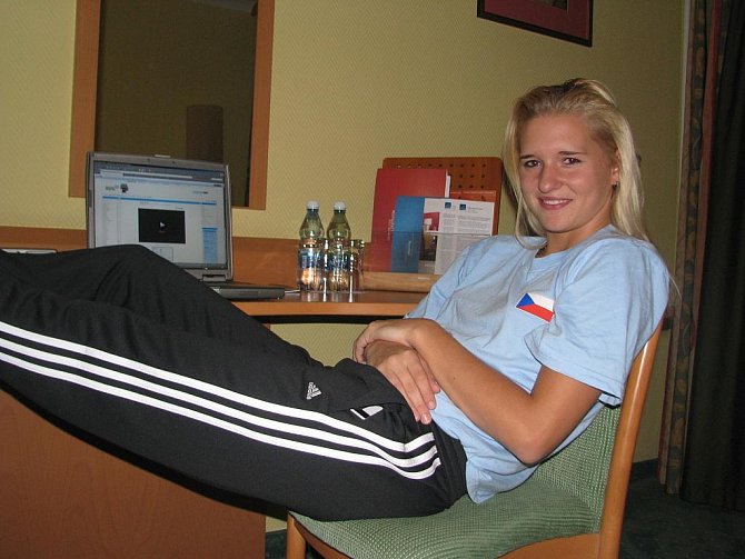 Julie Jášová na mistrovství Evropy volejbaliistek v Katovicích
