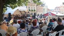 Žižkovo náměstí v Trhových Svinech zaplnily od pátku do neděle davy lidí, aby si poslechly Festival dechových hudeb Karla Valdaufa 2019.