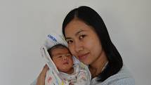 Hoang Duc Thang z Dívčic. Syn Pham Thi Ha a Hoang Van Thanh se narodil 3. 6. 2021 v 8.48 h. a vážil 3,85 kg. Doma se na brášku těšila 4letá sestra Hoang Pham Bich Thao.