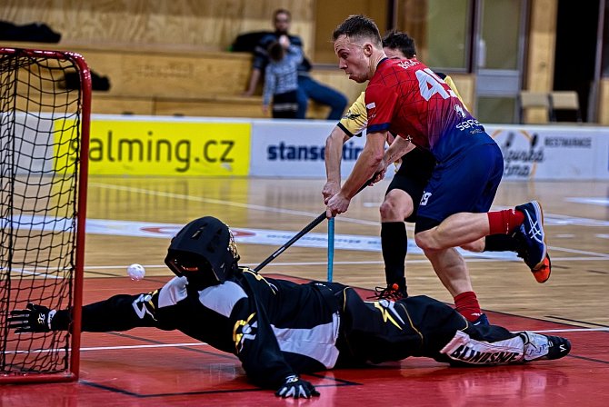 V českobudějovické Sportovní hale běžně hrají své zápasy Štíři, v úterý je vystřídá finále Českého poháru.