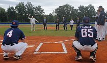 Baseballová exhibice v Hluboké nad Vltavou