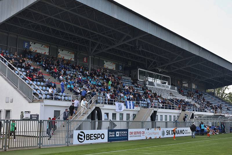 Finále krajského fotbalového poháru Hluboká - Lišov (5:2) na stadionu na Střeleckém ostrově.