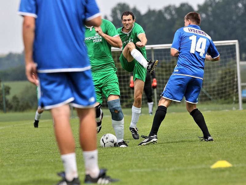 V Borovanech se utkaly okresní nemocnice ve fotbale.