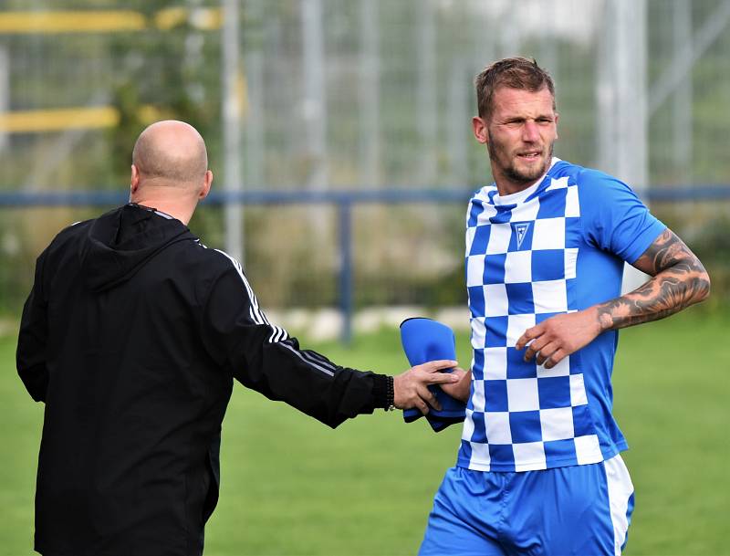 Trenér vodňanských fotbalistů Jaromír Plocek.