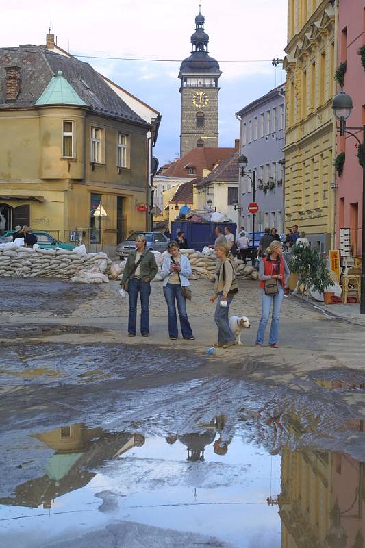 Povodně 2002  na Českobudějovicku.