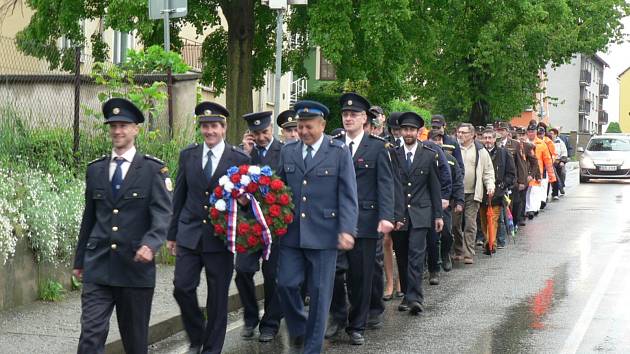 Sbor dobrovolných hasičů Římov byl založen roku 1884. Na snímku oslavy výročí v roce 2014.