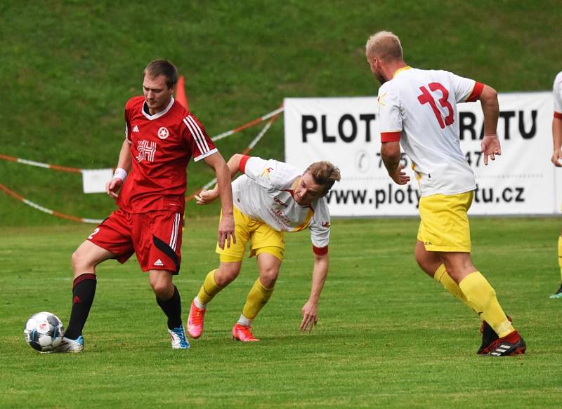 Fotbalový krajský přebor: Týn n. Vlt. - Strakonice 0:0.