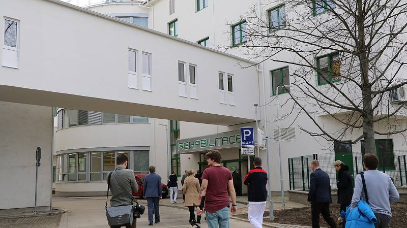 Nový transfuzní a rehabilitační pavilon v českobudějovické nemocnici.