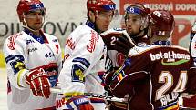 38. kolo O2 ELH mezi celky HC Mountfield České Budějovice a HC Sparta Praha.Jan Snopek