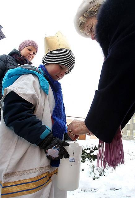 Tříkrálová sbírka v Lišově 2015.