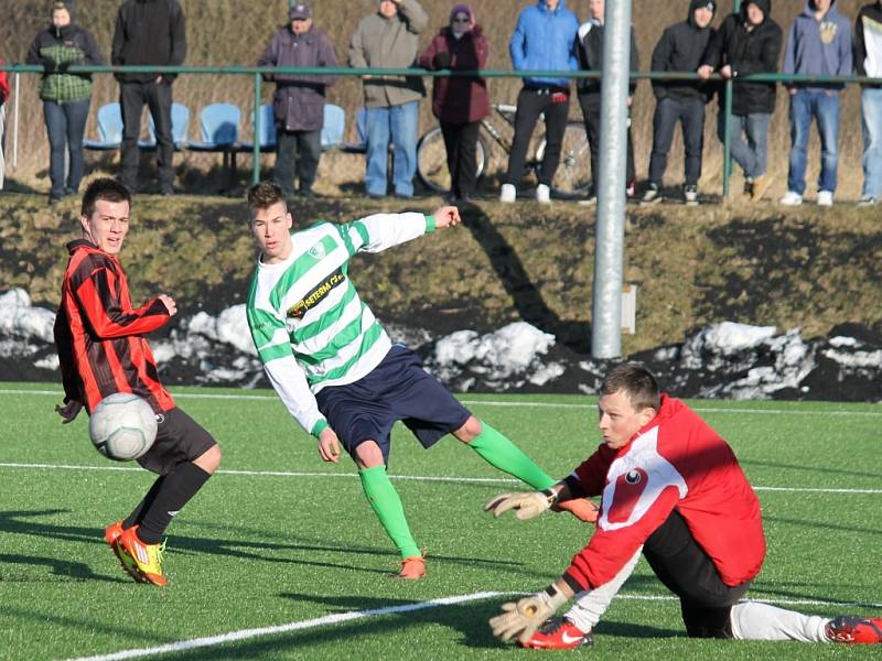 Fotbalisté Malše Roudné v generálce na první jarní kolo podlehli Lažišti 0:1.