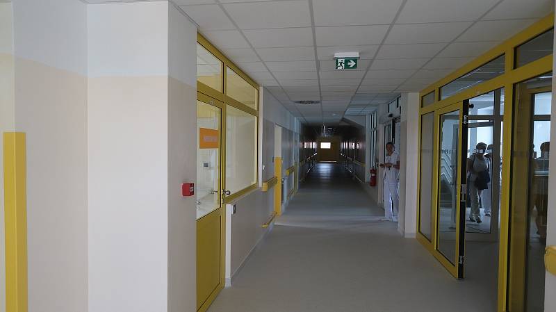 Nový pavilon interny v českobudějovické nemocnici.