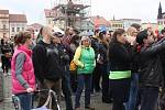 Sobotní food festival Gastrotour na českobudějovickém náměstí Přemysla Otakara II. zpestřil svým vystoupením šéfkuchař Zdeněk Pohlreich.