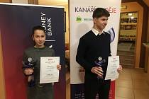 Eliška Holubová i Petr Hruška potvrdili oprávněnost nominace na ocenění Kanáří naděje pro rok 2022 výhrou v letošním oblastním halovém přeboru svých kategorií