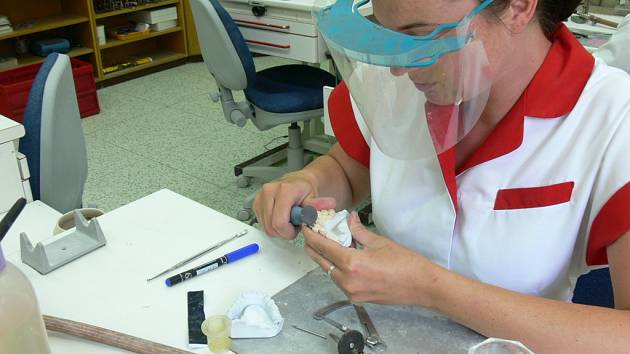 Práce zubních laborantů je mravenčí a skoro neviditelná. Zubní lékař by se ale bez korunek a celkových zubních náhrad, které laborant pro pacienty vytváří, těžko obešel. V Budějovicích bude od září poprvé otevřen tříletý obor diplomovaný zubní technik.