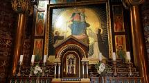 Petrinský kostel Panny Maria Růžencové se otvírá veřejnosti. Zájemci o prohlídku si můžou užívat dosud skrytou barevnou krásu kostela vždy v celou hodinu od 9 do 17 hodin.