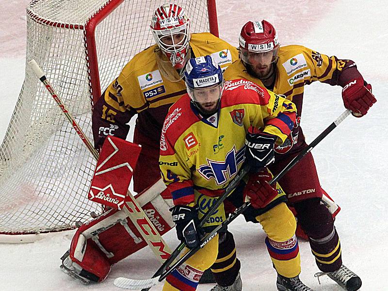 Hokejová baráž pokračovala zápasem Motor České Budějovice-Dukla Jihlava.