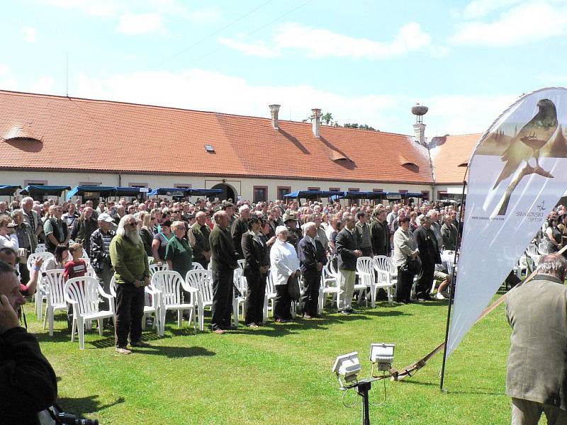 V sobotu se  v zámku Ohrada u Hluboké nad Vltavou konaly Národní myslivecké slavnosti.