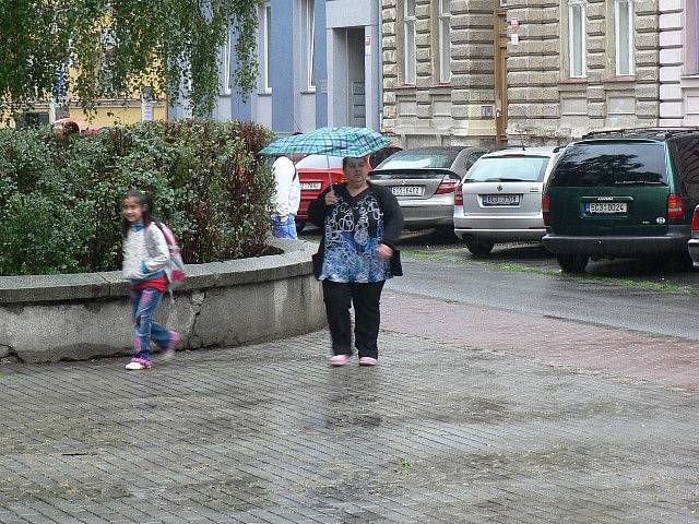 První školní den ZŠ v Nové ulici v Českých Budějovicích.