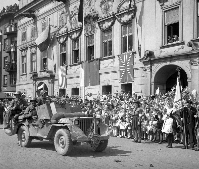 České  Budějovice - jaro 1945