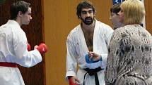 Hvězda světového karate Rafael Aghayev cvičil s Fight clubem České Budějovice.    