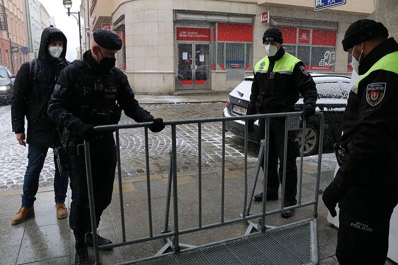 Policie se připravuje na demonstraci v Českých Budějovicích