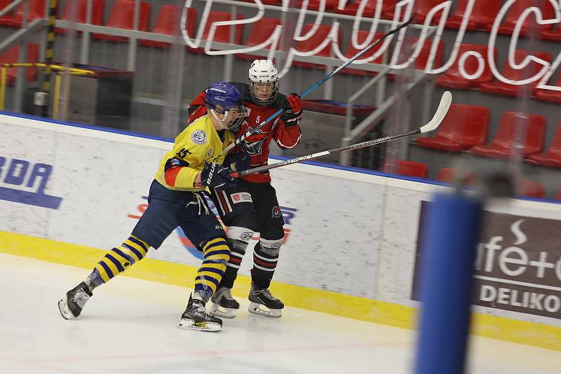 Semifinále play off juniorské hokejové ligy: Motor ČB - Chomutov 8:2.
