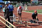 MČR v požárním sportu, sobota odpoledne - štafeta 4 x 100 metrů s překážkami