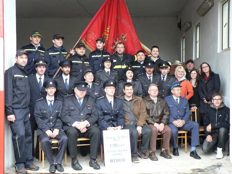 Sbor dobrovolných hasičů Římov byl založen roku 1884. Na snímku oslavy výročí v roce 2014.