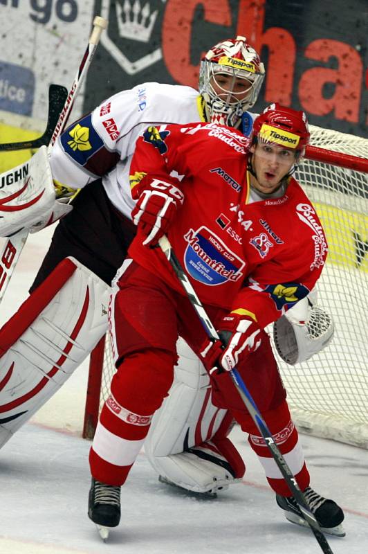 Utkání  Tipsport hokejové extraligy mezi HC Mountfield České Budějovice a HC Sparta Praha