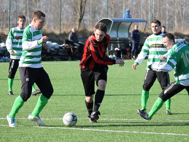 Fotbalisté Malše Roudné v generálce na první jarní kolo podlehli Lažišti 0:1.