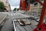 Rekonstrukce ulice Mánesova a její značení
