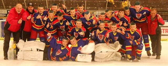 Starší žáci HC České Budějovice získali po osmi letech medaili na hokejovém mistrovství republiky.  