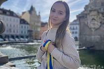 "Doufám, že válka brzo skončí," přeje si studentka Jihočeské univerzity Tetiana Liakh ze Západní Ukrajiny.