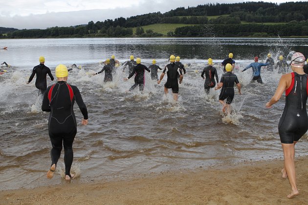 Start k plavbě přes Lipno.