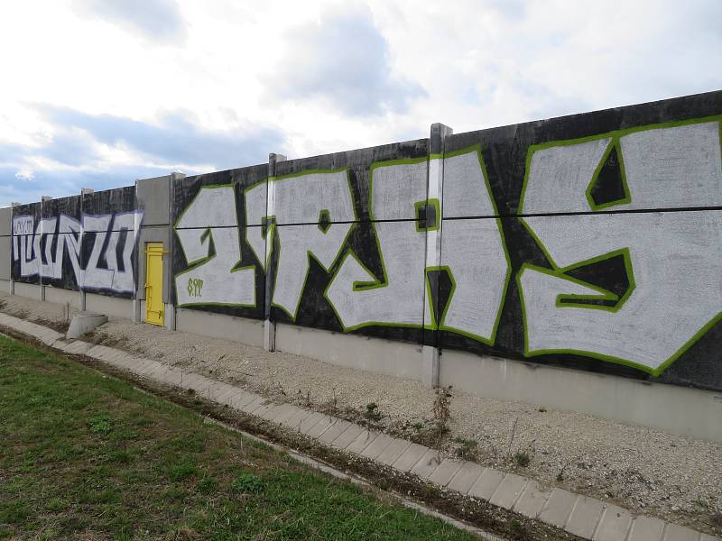 Graffiti v Jihočeském kraji.