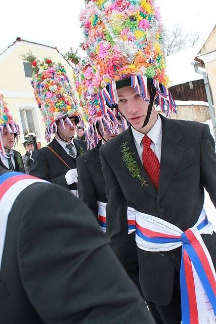 V obci Nesměň se uskutečnil první letošní masopust.