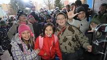 Do stávky se zapojili i učitelé ze základní školy O.Nedbala